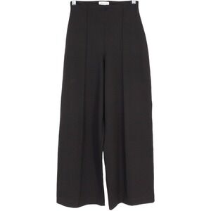 Ripley Rader Women's Black Ponte Knit Wide Leg High Waist Pants Size 3 M Stretch